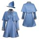 thumbnail image 2 of Disfraz de bruja de la escuela de mago Fleur Isabelle Delacour, uniforme escolar mágico de Beauxbaton para mujer, Ha, 2 of 5