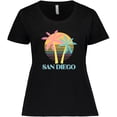 thumbnail image 3 of Inktastic San Diego California Beach Vacation Women's Plus Size T-Shirt, 3 of 5