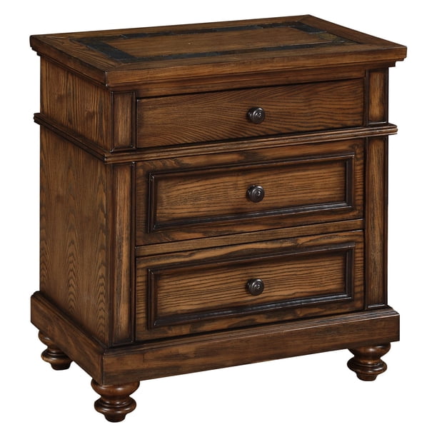 Acme Furniture Arielle Nightstand Oak Walmart Com Walmart Com