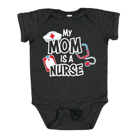 

Inktastic My Mom is a Nurse Gift Baby Boy or Baby Girl Bodysuit