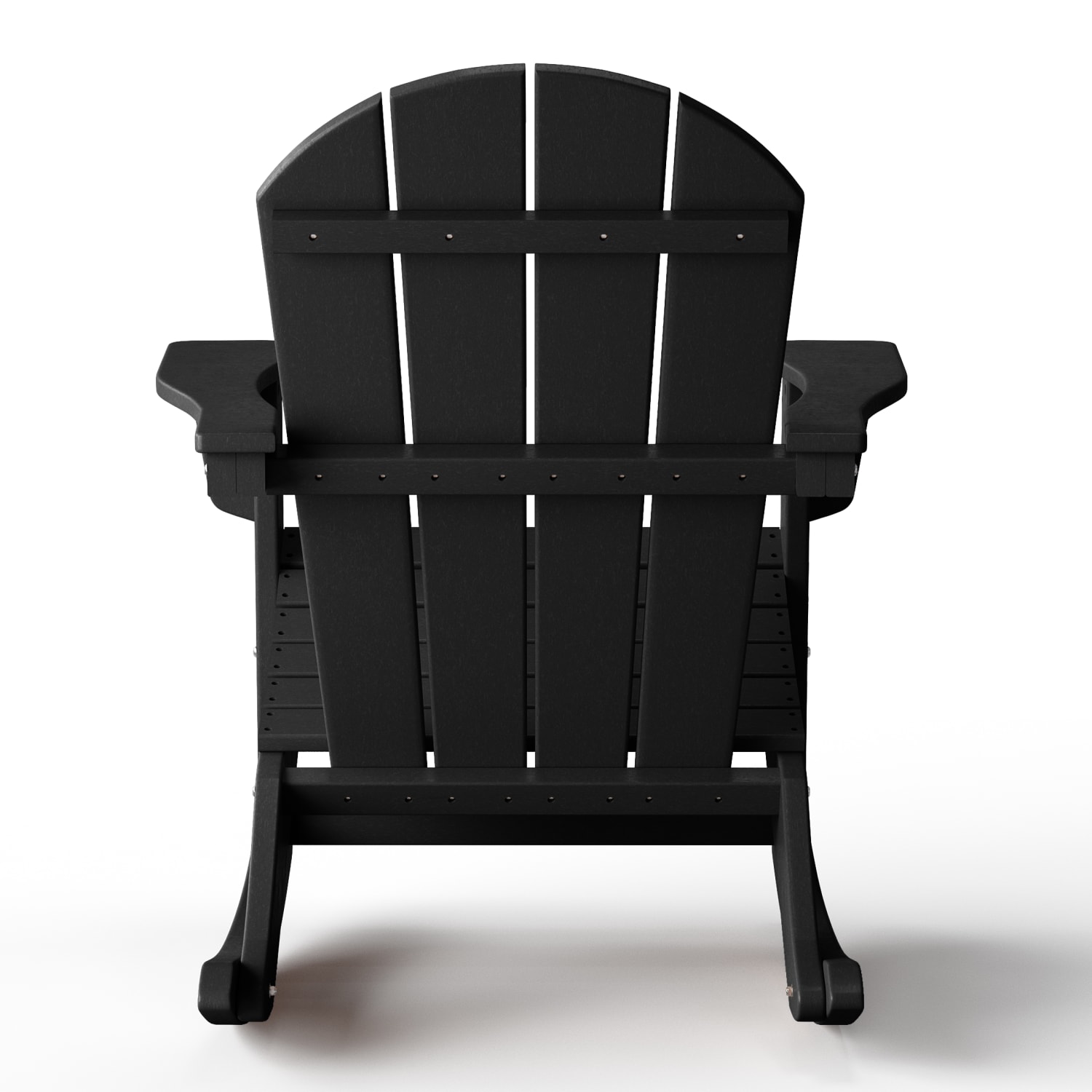 WestinTrends Malibu Adirondack Rocking Chair Black photo 6