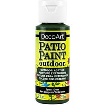 DecoArt Patio Paint Outdoor Acrylic, Sprout Green – Weather-Resistant Craft Paint, 2 oz
