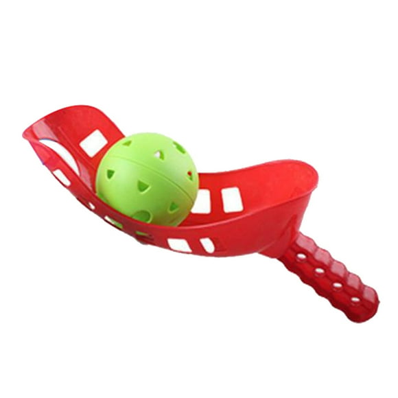Scoop Ball Set Catching Game Trackball Sport Lacrosse Racket Game for Kids and Adults