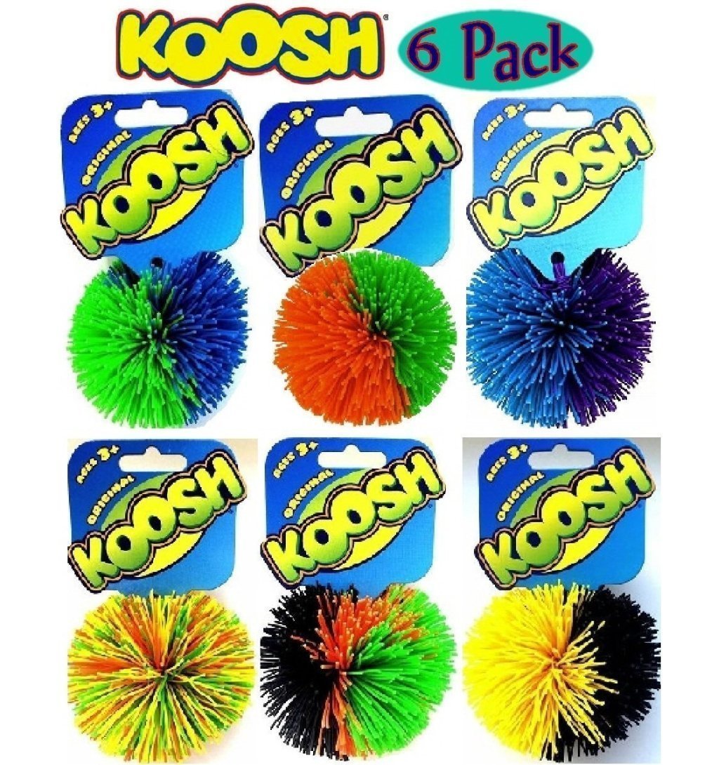 Balls Multi-Color Gift Set Bundle - 6 Pack, Set of 6 Original Koosh Balls in Assorted Colors By Koosh - image 1 of 1