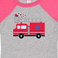 thumbnail image 4 of Inktastic 4th of July Firetruck with Red and Blue Stars Boys or Girls Baby Bodysuit, 4 of 5