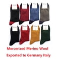 thumbnail image 4 of iMongol 4 Pairs Mercerized Merino Wool Women Woman Men Man Thin Breathable Dress Casual Socks (4 Pairs, mix Black/Blue/Red/Grey, US 7-12), 4 of 7