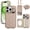 Khaki, variant on Plaid Leather Wallet Phone Case with Crossbody Lanyard Card Slot Shockproof Protective Flip Cover Case for iPhone 14 15 16 17 Plus Pro Pro Max Full Body Anti-Scratch Durable Purse Case