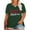 B-Green2, variant on Anbech Merry Christmas Plus Size Shirts for Women Oversized T-Shirt Graphic Chrsitmas Tees Short Sleeve