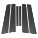 thumbnail image 1 of 6 Pzs Recorte de Ventana del Pilar de la Puerta del Automóvil Frontal Trasero Izquierda Derecha para Nissan Altima 2007-2012 Sticker Antirrasguños Cubierta de Pilares Fibra de Carbono Negra, 1 of 6