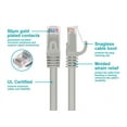 thumbnail image 3 of Monoprice FLEXboot Series Cat6 24AWG UTP Ethernet Network Patch Cable 50ft Gray, 3 of 6