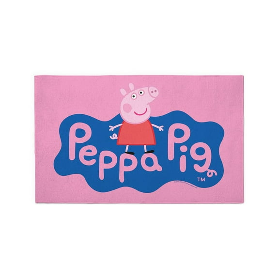 CafePress - Peppa Pig - 3'x5' Decorative Area Rug, Fabric Throw Rug