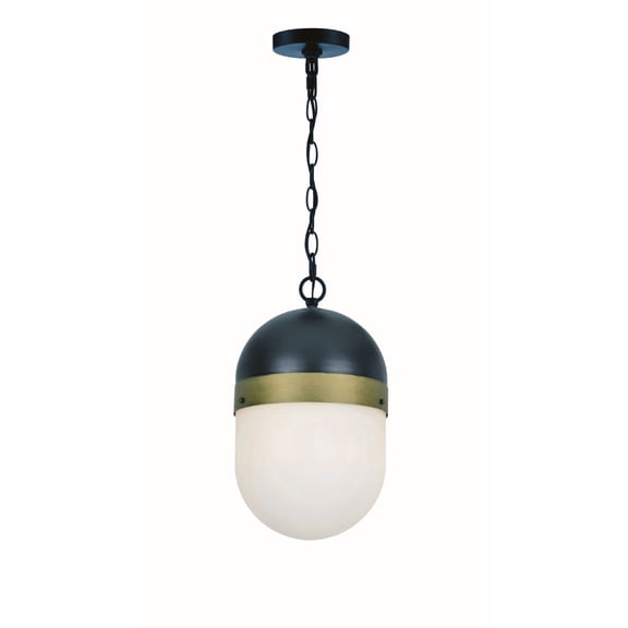 Crystorama Lighting - One Light Outdoor Pendant - Outdoor Pendant - Capsule -