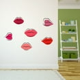 thumbnail image 3 of Danish Pastel Wall Decal Pastel Doodle Woman Lips Seamless Pattern Bedroom Wall Decal for Girls Cute Themed Room Décor - Size: 40 In x 28 In, 3 of 5