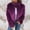 Purple Coats for Winter, variant on XPMWRP Women's Oversized Fleece Zip Up Jacket Solid Color Long Sleeved Casual Stand Collar Coats Winter Warm Trendy Jacket Blue XXXL