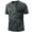 Dark gray, variant on Men Camo T-Shirt 100% Polyester Quick Dry Breathable Short Sleeve Crew Neck Tee Hunting Fishing Outdoor Anti-Sweat Wrinkle Resistant Athletic Casual Top