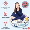 Creative QT Stuff ’n Sit Large 33’’ Bean Bag Storage Cover for Stuffed