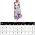 thumbnail image 2 of Vestido De Mujer Vestido elegante con cuello en V Maxi Dress Vestidos Moda suave para boda (Azul S) Cgtredaw para Mujer Azul T S, 2 of 6