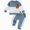 outfits001-Sky Blue, variant on NOLDARES Toddler Baby Boy Fall Winter Clothes Solid Color Crewneck Sweatshirt Long Sleeve Shirt and Pants Cute Boys Outfits Size:6-12 M,Sky Blue