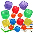 thumbnail image 1 of Juego doble de recipientes para control de porciones BHYTAKI, 14 piezas, 1 of 8
