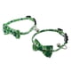 thumbnail image 3 of 2pcs Adorable Cat Bowtie Bell Collares Día de San Patricio Collares de perro ajustables, 3 of 6