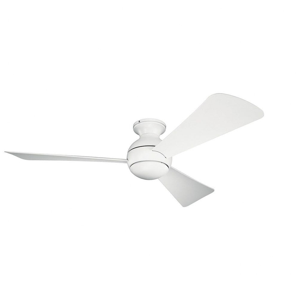 Kichler 330152 Sola 54 3 Blade Led Indoor / Outdoor Ceiling Fan - Black