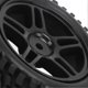 thumbnail image 2 of 4PCS RC Car Wheels Pentagram Designed Rubber Plastic RC Car Tires Set for 1/16 Car Models Replacement Black, 2 of 4