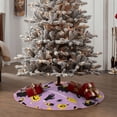 thumbnail image 4 of Xecao Cute Halloween Pattern Christmas Tree Skirt Round Xmas Tree Mat Base Cover for Holiday Home Decorations-48", 4 of 6