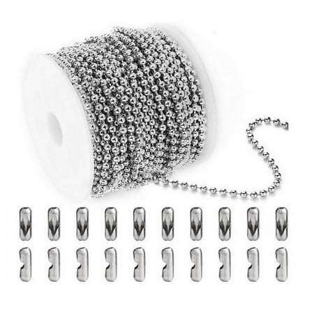 

NUOLUX Bead Chain Beads Chain Diy Ornament Jewelry Extension Chain For Necklace Bracelet