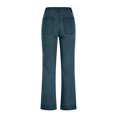 thumbnail image 6 of YIFUNIN Women's Slim Fit Slightly Flared Long Pants, Fashion Casual Jeans for Retro Style, Stretchy Comfortable Denim Trousers,Navy XL, 6 of 6
