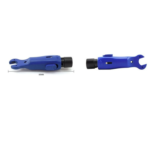 2x rg59 / 6 cable coaxial pelacables combinación cable herramienta pelacables pelacables