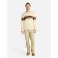 thumbnail image 2 of George Men's and Big Men's Chest Stripe Sweater, Midweight, Sizes S-3XL, 2 of 5