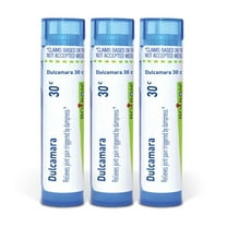 Boiron Dulcamara 30C, Homeopathic Medicine for Joint Pain Triggered By Dampness, 3 Count (3 x 80 Pellets)
