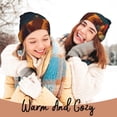 thumbnail image 4 of Kdxio Colorful Starry Sky Sleep Dog Winter Beanie for Men Women Beanie Knit Hat Cuffed Cap Beanie Knit Chunky Snow Cap, 4 of 6