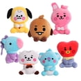 thumbnail image 3 of kpop bts bt21 muñeca sentada 20 cm bebé peluche tata cooky chimmy koya shooky muñeca niñas regalos, 3 of 4