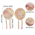 thumbnail image 4 of Bonete de cabello floral de seda sintética Unique Bargains con correas ajustables, gorro de dormir para mujeres en amarillo y rosa, 4 of 6