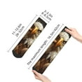 thumbnail image 2 of Goofa Funny Bald Eagle Pattern Non Slip Socks with Grips for Elderly, Crew Socks Yoga Hospital Socks Cushioned Sole Gripper Socks for Men Women, 2 of 5