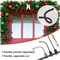 thumbnail image 3 of Garland Hanger for Door Frame,Garland Hanger,Adjustable,No Drill Reusable Front Door Garland Holder Hook for Christmas, Wreaths, String Lights,2,Fits 71''-81'' Doors, 3 of 8
