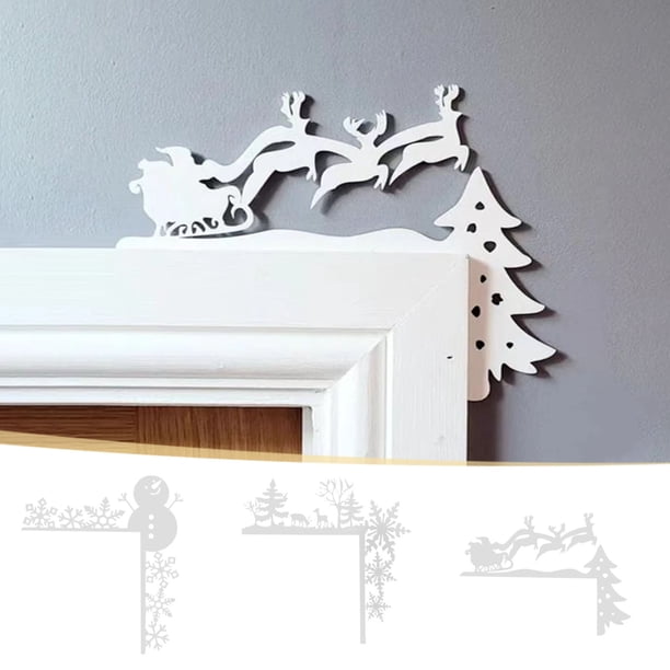 Fiudx Adorno para Marco de Puerta con Escena de La Natividad, Exquisita Decoración de Nacimiento, Significado Espiritual, Elegante Accesorio para El Hogar, Versátil para Sala de Estar y Oficina, Fáci