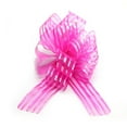 thumbnail image 2 of HAOAN 10 Pieces Pull Wrapping Bow Large Organza Gift Pull Bows with Ribbon for Wedding Gift Baskets (Dark Blue  7 Inch), 2 of 8