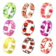 thumbnail image 1 of Resina Acrílico Anillo de moda para mujeres Chicas adolescentes Anillos de color gelatina Anillos de plástico multicolor Anillos de apilamiento Ropa, zapatos y accesorios Miscelánea Numero 3, 1 of 6