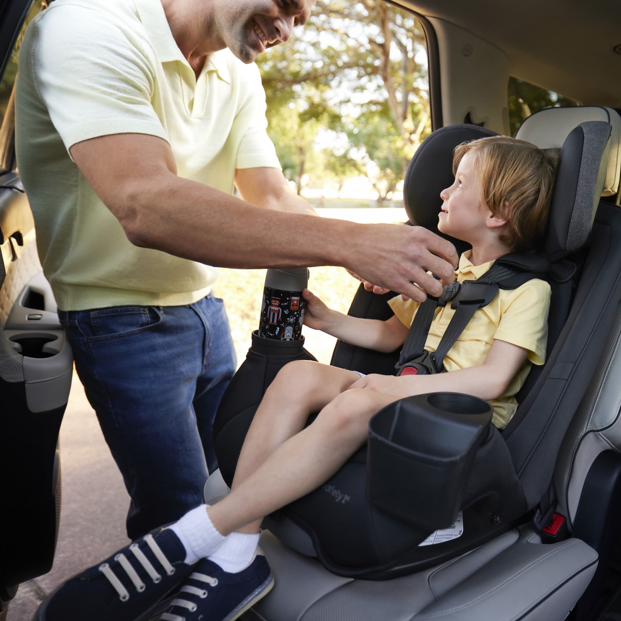 Safety 1st Grow and Go Sprint All-in-One Convertible Car Seat, Purple Cadet, Infant & Toddler, Unisex