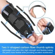 VELPEAU Wrist Brace Thumb Spica Splint Support for De Quervain's Tenosynovitis, Stabilizer for Arthritis, Sports Injuries Pain Relief for Men and Women (Medium, Right Hand)