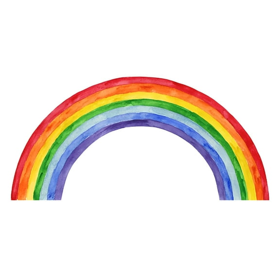 LAMIRO Rainbow Wall Decals for Kids Room And Classroom Decor Rainbow Classroom Decor Classroom Wall Decals 23.62"X11.81"X0.04"