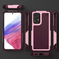 thumbnail image 6 of Dteck Case for Samsung Galaxy A53 5G,Dual Layer Protective Heavy Duty Cover Shockproof Rugged with Non Slip Textured Back Military Protection Bumper Tough Case,Rose, 6 of 8