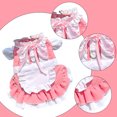 thumbnail image 3 of 1 Uds. Traje de sirvienta para padres e hijos Gato perro suministros de ropa de primavera y verano puede colgar falda para perro que camina con tracción, 3 of 6