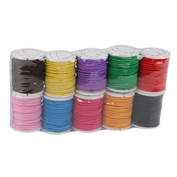 EHJRE 10Color 5M Stretchy Elastic String Beading Cord Thread DIY Jewelry Craft 1mm