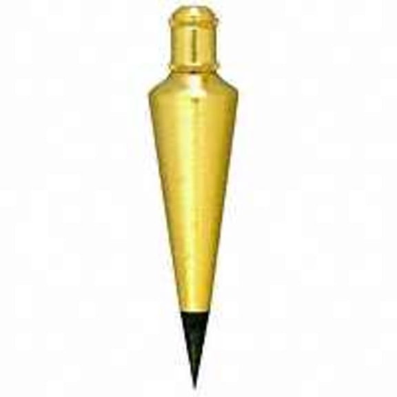 JOHNSON LEVEL & TOOL Plumb Bob, Brass, 8-oz. 108
