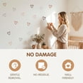 thumbnail image 4 of REGALWOVEN 64pcs Heart Shape Wall Stickers for Bedroom Living Room Decoration Girls Room Nursery Room Hearts 11.8" x 8.9", 4 of 6