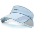 thumbnail image 2 of Sun Visor Hat for Women and Men - Retractable Brim Sport Hat, Summer Golf Tennis Running Beach Hat with Ponytail Hole, 2 of 7