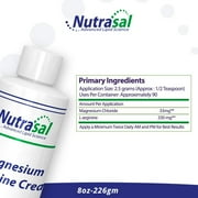 Nutrasal Magnesium L-Arginine Cream - 8oz